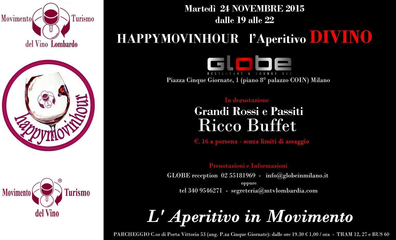 Aperif At Globe Milan 24th November