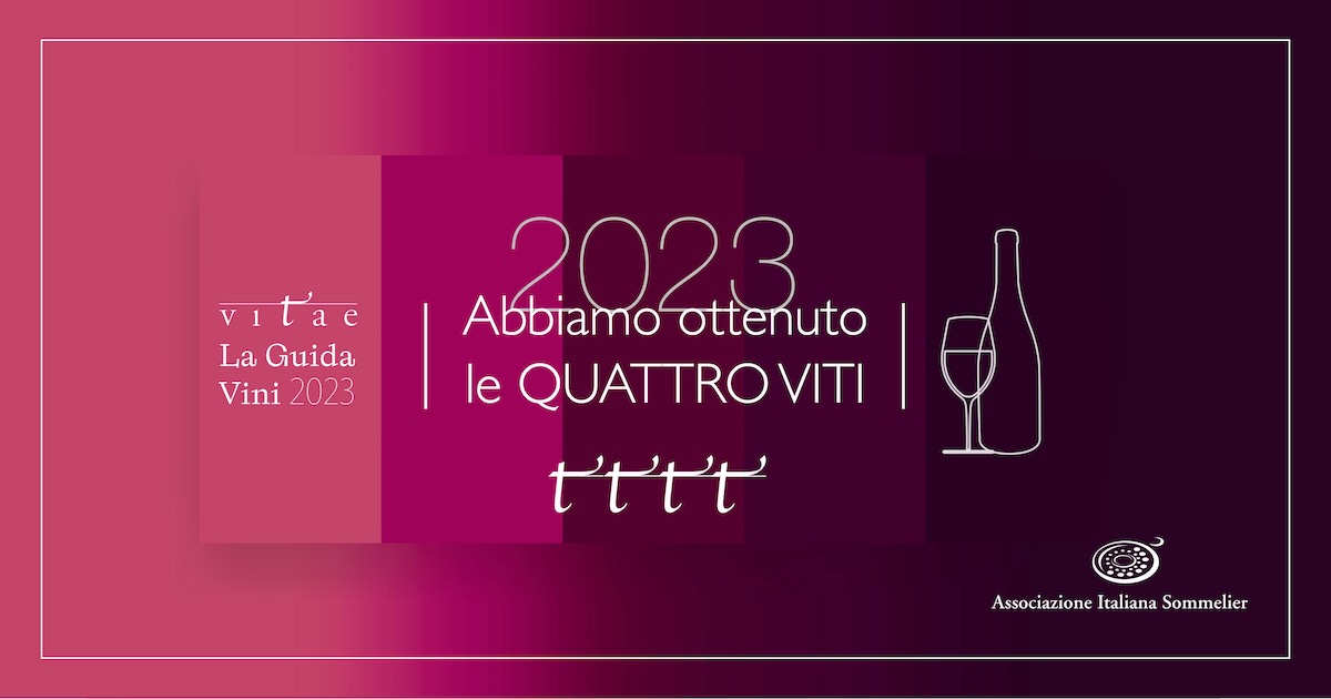 Mott Carè ha ottenuto le 4 viti per la guida nazione di  Ais Vitae 2023