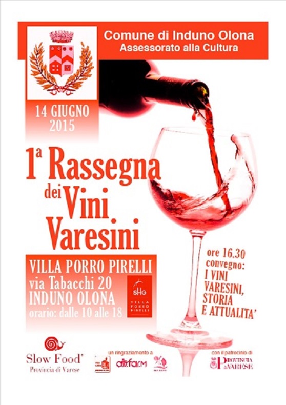 The first review of Varese wines  to Induno Olona, Villa Porro Pirelli